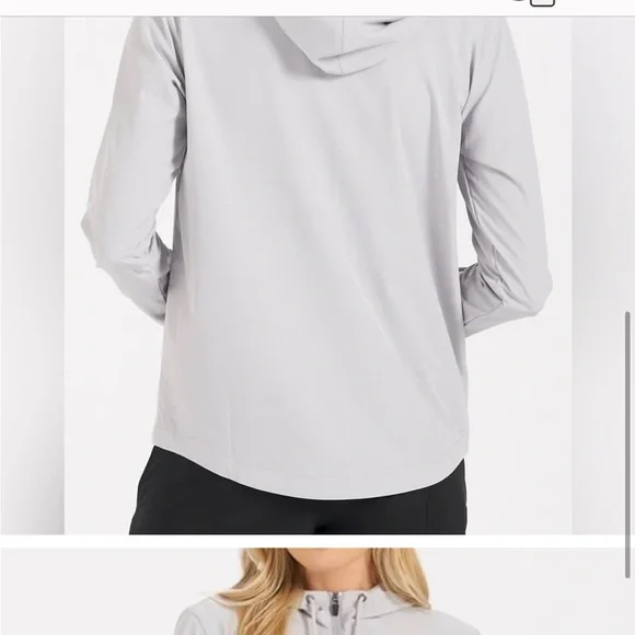 VUORI Light Gray outdoor trainer jacket SIZE XL - Picture 5 of 6